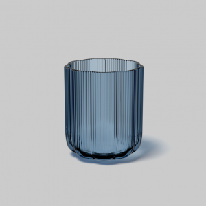 Villeroy & Boch Fleur Vaso blu, 12,5 x 15 cm in vetro