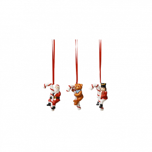 Villeroy & Boch Nostalgic Ornaments Addobbi natalizi set 3 pezzi in porcellana natale