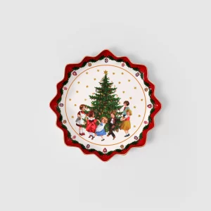 Villeroy & Boch Toy's Fantasy Vassoio per pasticcini in porcellana 40cm natale