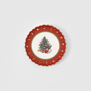 Villeroy & Boch Toy's Delight Vassoio per dolci e torte piatto natale in porcellana 33cm