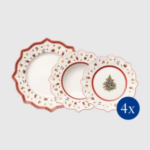 Villeroy & Boch Toy's Delight Dinner set servizio piatti in porcellana 12 pezzi natale