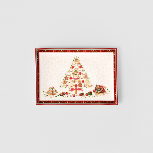 Villeroy & Boch Winter Bakery Delight Vassoio per pasticcini da 40cm porcellana