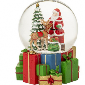 PALAIS ROYAL NOEL by Lamart Carillon Boule de neige con Sfera Babbo Natale 23163
