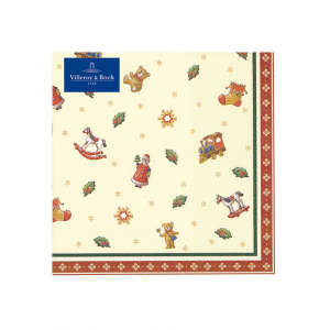 Villeroy & Boch Toy's Delight Tovaglioli 25*25 cm 20 pezzi natale fantasia
