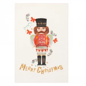 New Diffusion Canovaccio in Puro Lino - Schiaccianoci 45*70cm natale