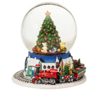 PALAIS ROYAL NOEL by Lamart Carillon Buole de neige con Movimento e Musica 23149