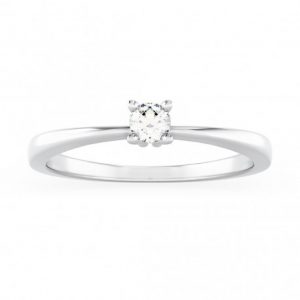 Gianni Carità Anello Solitario in Oro bianco e diamante centrale FM411/9GS