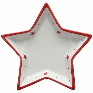 Andrea Fontebasso Piattino stella 14cm natale