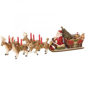 Villeroy & Boch Santa's giro in slitta 20*70*16cm Christmas toy memory musicale