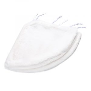 L'Oca Nera Linea Caldo Natale ”Copribase Per Albero Bianco” Ø88 cm sotto albero