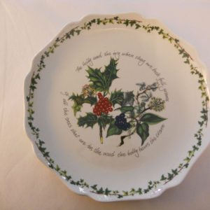Portmeirion Holly and the Ivy Piatto tondo da portata 28cm natale porcellana