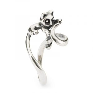 TROLLBEADS Anello Fantasia Gatto Innamorato TAGRI-00542-54 in argento