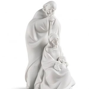 Nao by Lladrò E’ nato un bambino sacra famiglia porcellana biscuit statua 02001869