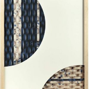 L'Oca Nera 1Q161 Pannello Decorativo INTRECCI di Carta Pregiata 60x90cm Quadro