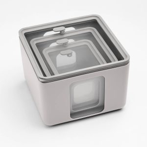 Blim Plus Peek Box Quadro combo 3 pezzi colore silk contenitori ermetici