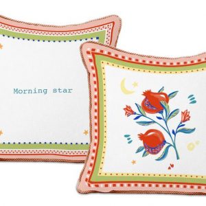 Baci Milano Cuscino ricamato double face 45cm Mamma Mia Morning Star