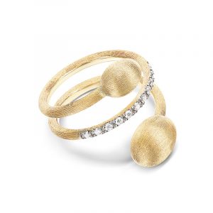 Nanis Anello Dancing Elite Snake Oro 18kt e diamanti AS4-583
