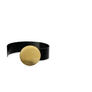 Alessi Venusia bracciale rigido in acciaio con rivestimento in PVD Design Elena Salmistraro