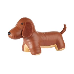 L'Oca Nera Fermaporta cane Urban Marrone 41x16x24h bassotto