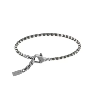 John Richmond Bracciale Uomo Titanio Brillante Richmond ematite e pepite