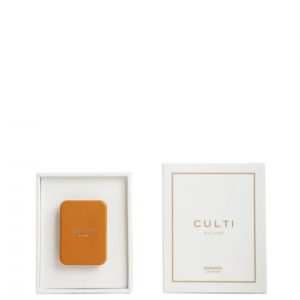 Culti Milano Diffusore auto Aramara in pelle arancio car diffuser