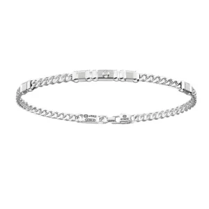Zancan Bracciale da uomo Argento 925 Diamante Bianco 0,015 ct ESB460