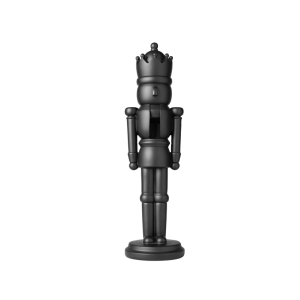 Villeroy & Boch Christmas Chic Statuetta Natale Schiaccianoci nero h 46.5cm
