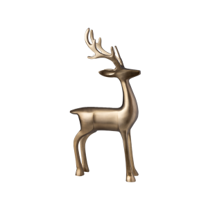 Villeroy & Boch Christmas Chic Statuetta Natale cervo oro 36cm